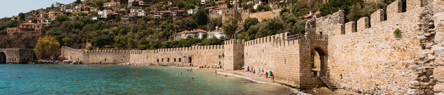 Red tower wall