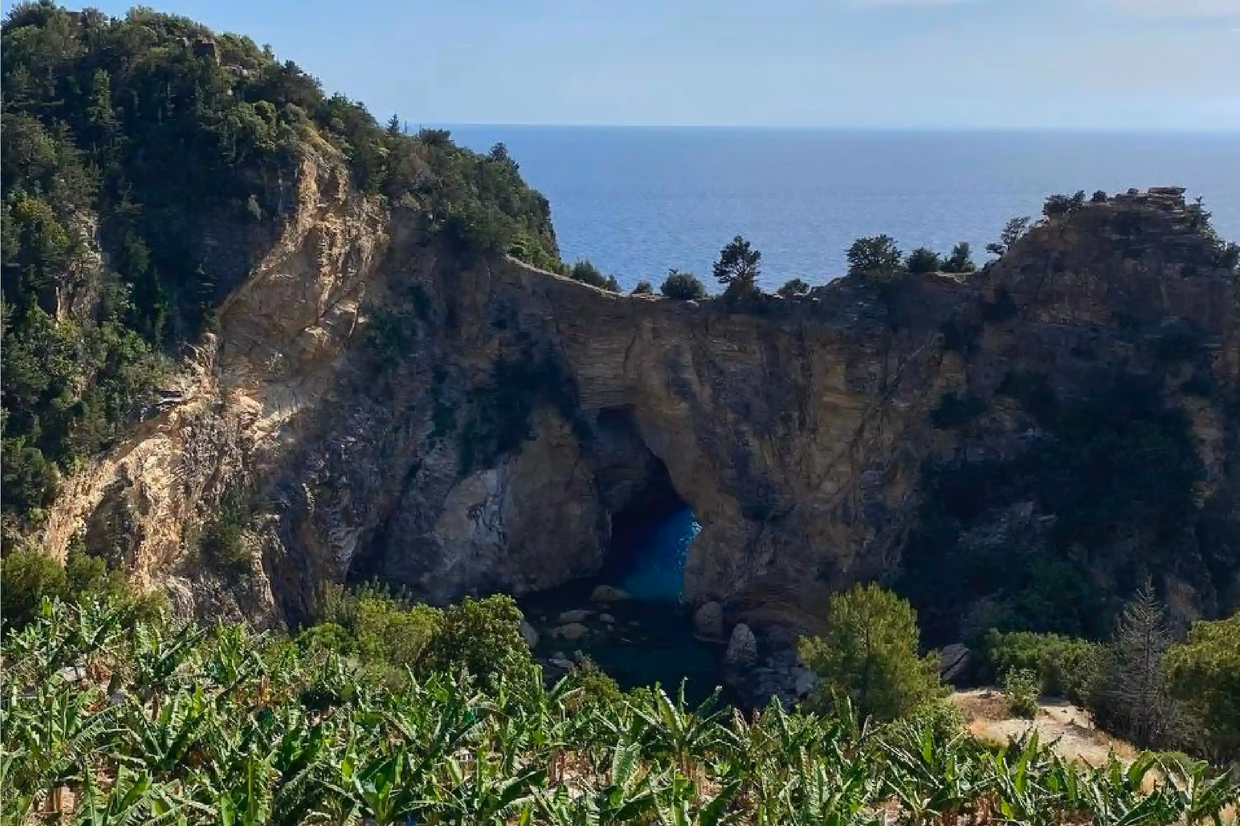 A breathtakingly beautiful place! Two small lagoons with clear turquoise water, surrounded by