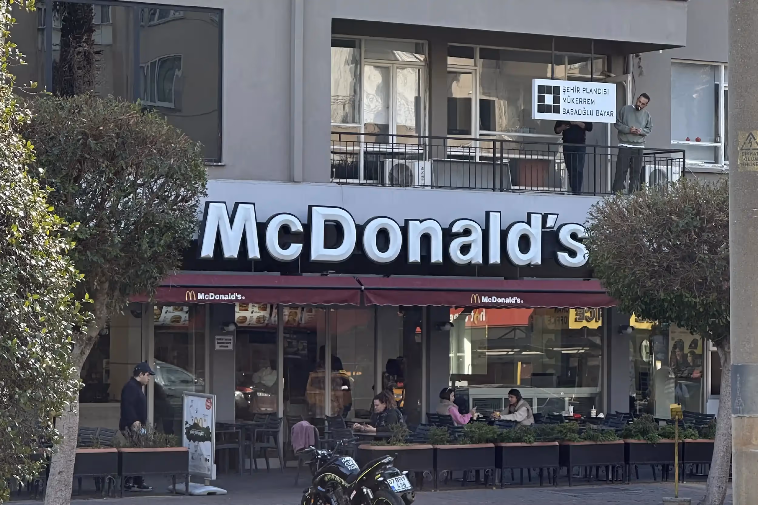 McDonald's on Atatürk Blv. Just McDonald's, sometimes people crave familiar food. People complain